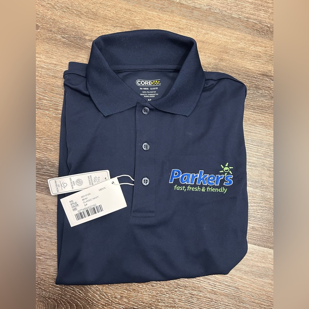 Parker's Kitchen gas station uniform shirt